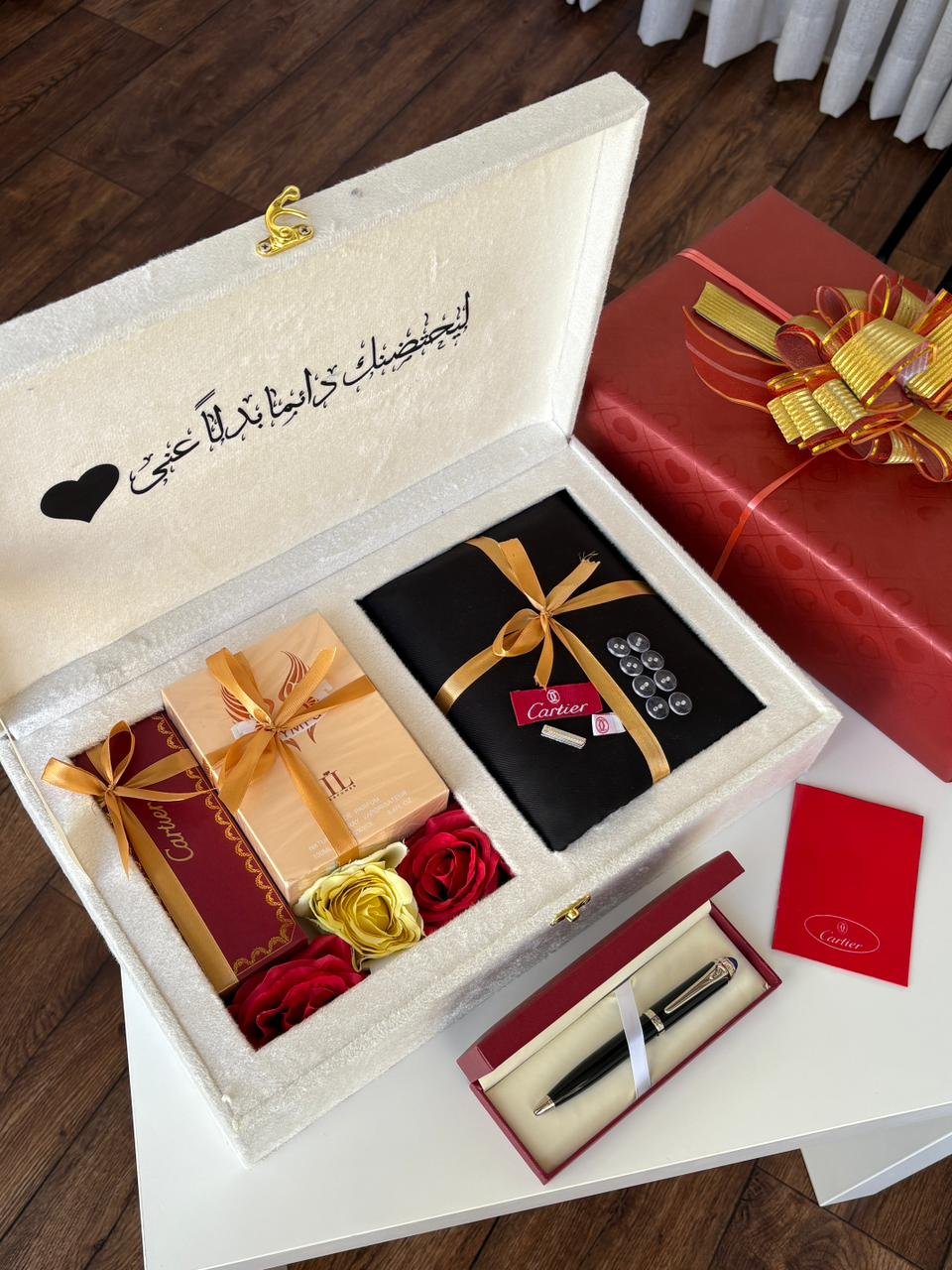 هدايا العيد للزوج – بوكس كارتير رجالي فاخر بتغليف راقٍ