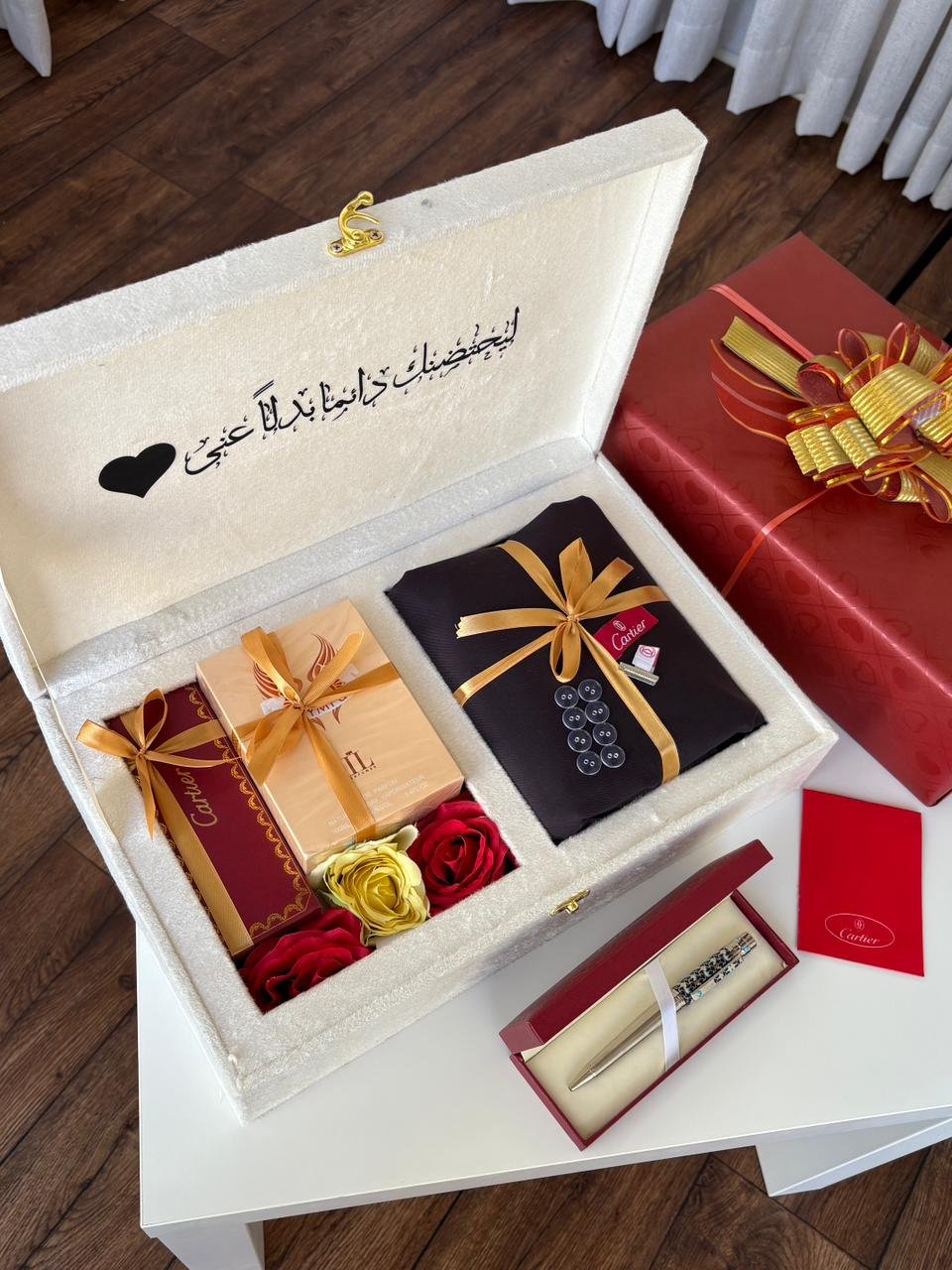 هدايا العيد للزوج – بوكس كارتير رجالي فاخر بتغليف راقٍ