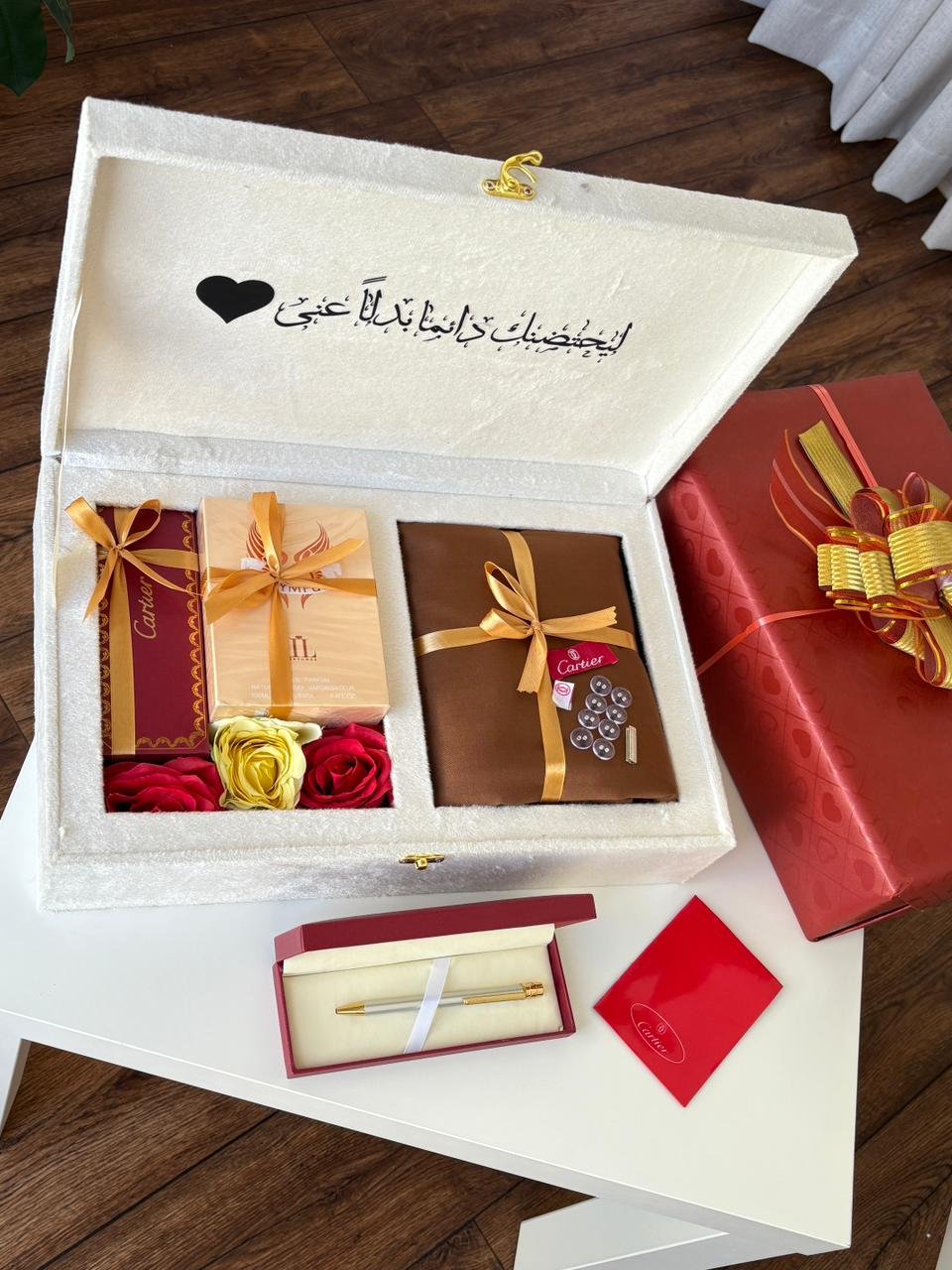 هدايا العيد للزوج – بوكس كارتير رجالي فاخر بتغليف راقٍ