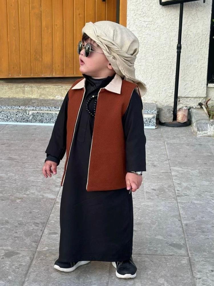 سديري أطفال  بني – تصميم نجدي أنيق للعيد والمناسبات